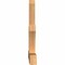 Ekena Millwork Redmond Smooth Timber Gable Bracket, Western Red Cedar, 84"W x 42"H x 3 1/2"D x 5 1/2"F, 12/12 Pitch GBW084X42X0406RED00SWR - alternate 2